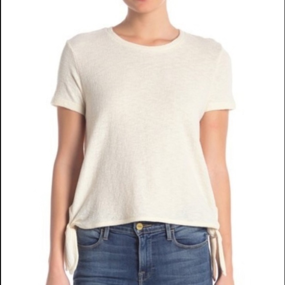NWOT - Madewell Texture & Thread Modern Side-Tie Top; Size XXS